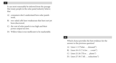 SAT Inference Question Breakdown