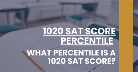 SAT Score 1020: A Comprehensive Analysis of Your Performance