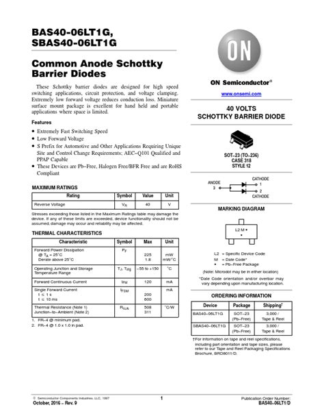 SBAS40-06LT1G: The Game-Changing Module for Advanced Communication Applications