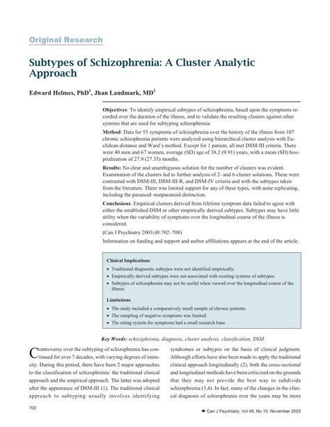 SCHIZOPHRENIA : A NEW APPROACH PDF Kindle Editon