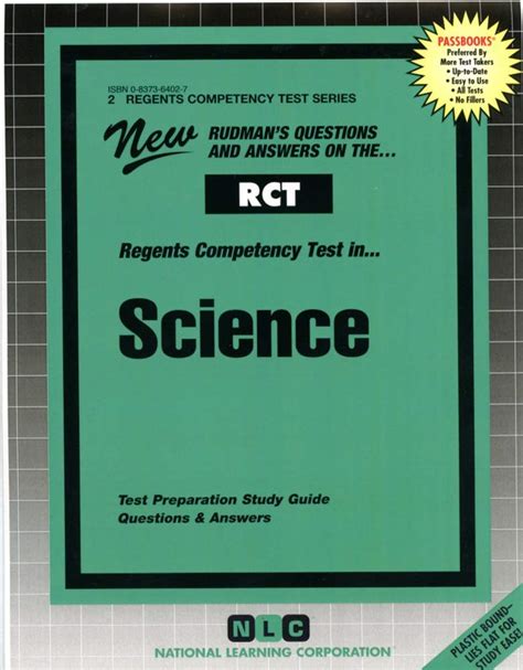 SCIENCE Regents Competency Test Series Passbooks REGENTS COMPETENCY TEST SERIES RCT Doc