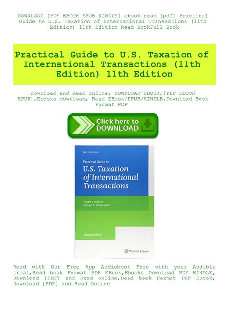 SCRIBD TAXATION OF INTERNATIONAL TRANSACTIONS Ebook Epub