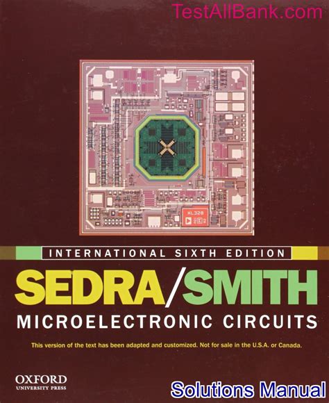 SEDRA SMITH MICROELECTRONIC CIRCUITS 6TH EDITION SOLUTION MANUAL PDF Ebook Epub