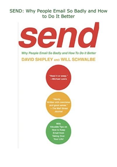 SEND Why People Email So Badly and How to Do It Better Epub