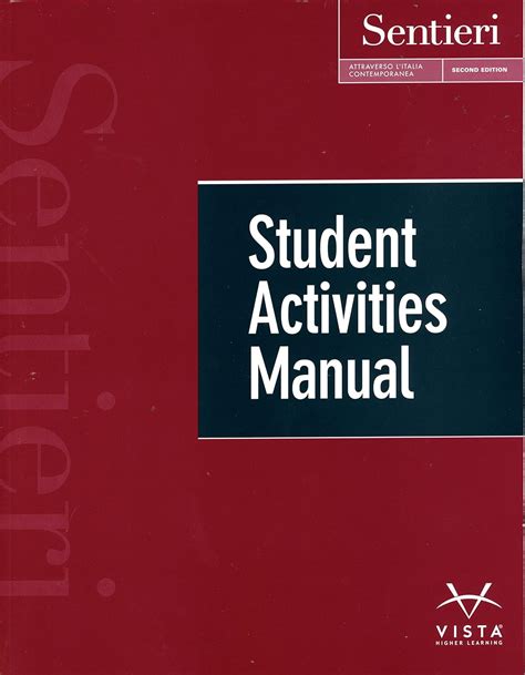 SENTIERI STUDENT ACTIVITIES MANUAL ANSWERS Ebook Kindle Editon