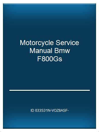 SERVICE MANUAL BMW F800GT FORUM Ebook Kindle Editon