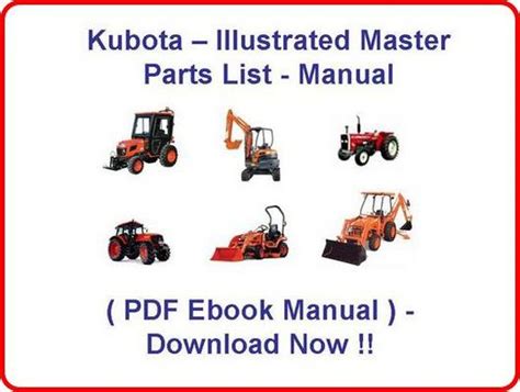 SERVICE MANUAL KUBOTA Ebook PDF
