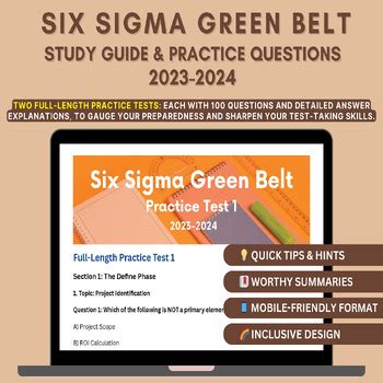 SIGMA Green Belt Study Guide Kindle Editon