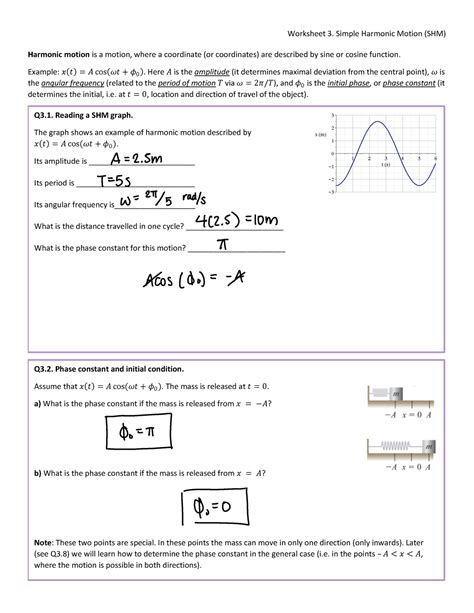 SIMPLE HARMONIC MOTION WORKSHEET ANSWERS Ebook Reader