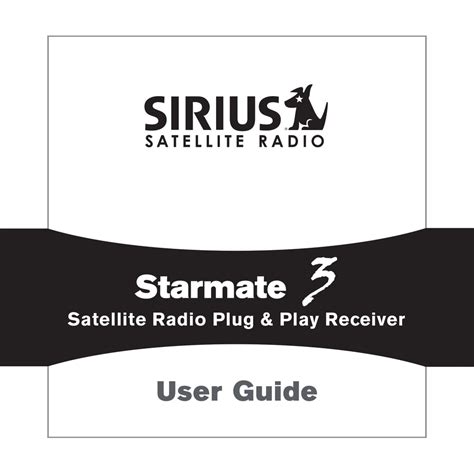 SIRIUS STARMATE ST2R MANUAL Ebook Epub