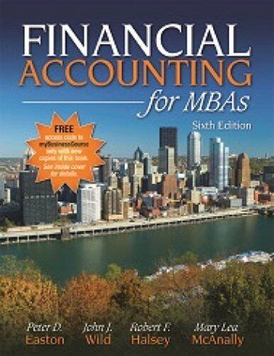 SIXTH EDITION FINANCIAL ACCOUNTING FOR MBAS Ebook PDF