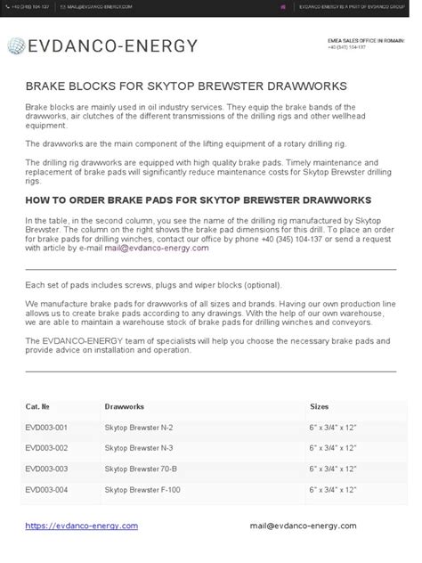 SKYTOP BREWSTER DRAWWORKS MANUAL Ebook Epub