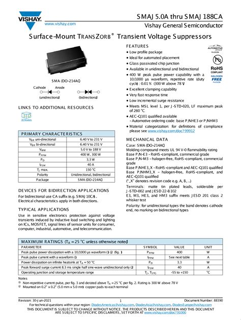 SMAJ33A-E3/61: A Comprehensive Guide to Understanding and Utilizing This Essential Component