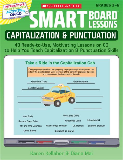 SMART Board Lessons: Capitalization & Punctuation: 40 Ready-to-Use Doc