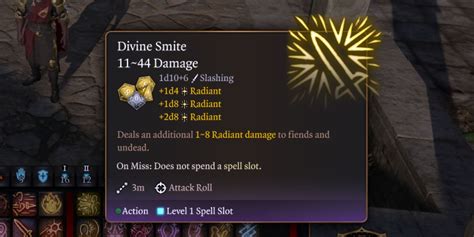 SMITE Spells in Baldur's Gate 3: Ignite Your Divine Fury