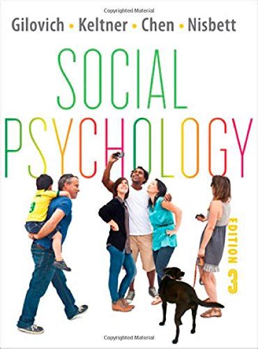 SOCIAL PSYCHOLOGY GILOVICH 3RD EDITION Ebook PDF