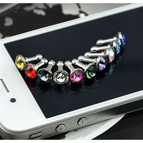 SODIAL Crystal Earphone Stopper iPhone Epub