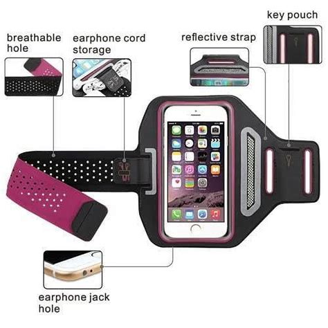 SODIAL Running Armband Pouch touch PDF