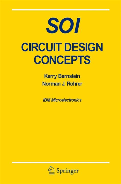 SOI Circuit Design Concepts 1st Edition Epub