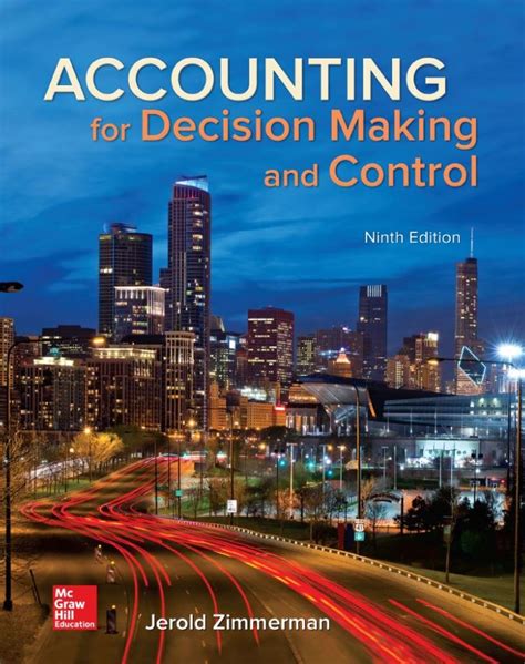 SOLUTION MANUAL ACCOUNTING FOR DECISION MAKING CONTROL Ebook PDF