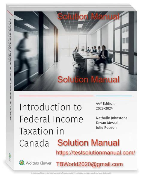 SOLUTION MANUAL FEDERAL INCOME TAXATION Ebook Kindle Editon