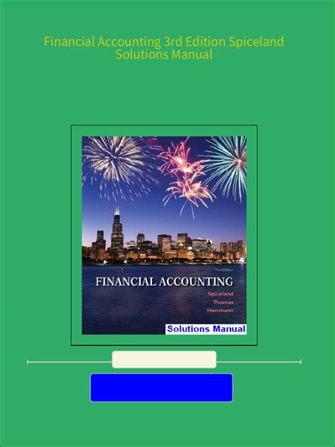 SOLUTION MANUAL FINANCIAL ACCOUNTING 3RD SPICELAND Ebook Doc