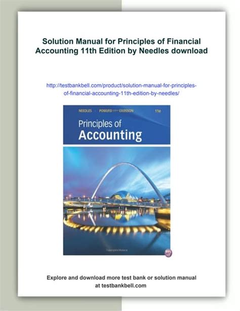 SOLUTION MANUAL FINANCIAL ACCOUNTING NEEDLES 11TH EDITION Ebook PDF