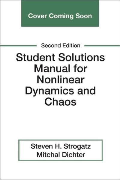 SOLUTION MANUAL FOR NONLINEAR DYNAMICS AND CHAOS STROGATZ Ebook Kindle Editon