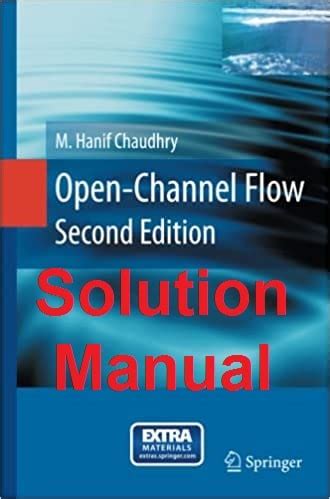 SOLUTION MANUAL FOR OPEN CHANNEL FLOW HENDERSON Ebook Epub