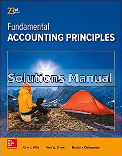 SOLUTION MANUAL FUNDAMENTAL ACCOUNTING PRINCIPLES 21TH Ebook Reader