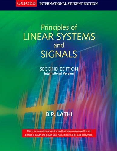 SOLUTION MANUAL LINEAR SYSTEMS AND SIGNALS B P LATHI 2ND EDITION Ebook PDF