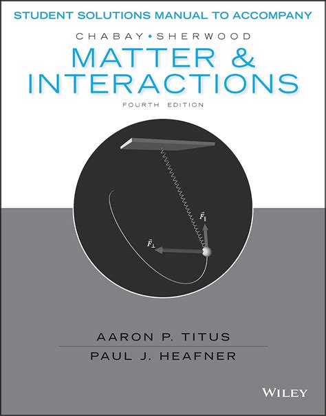 SOLUTION MANUAL MATTER AND INTERACTIONS Ebook Epub