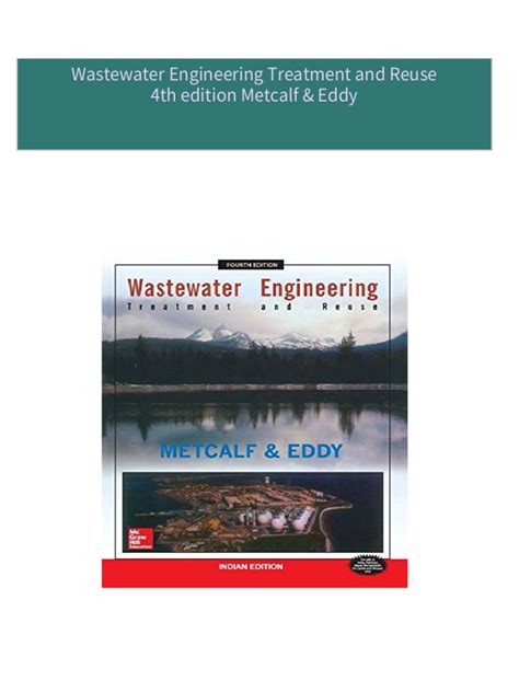 SOLUTION MANUAL METCALF AND EDDY WASTEWATER ENGINEERING Ebook Reader