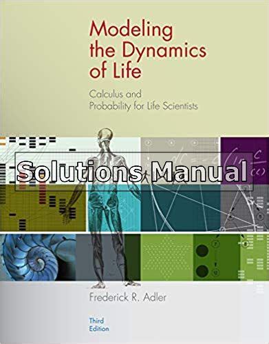 SOLUTION MANUAL MODELING DYNAMICS OF LIFE Ebook Epub
