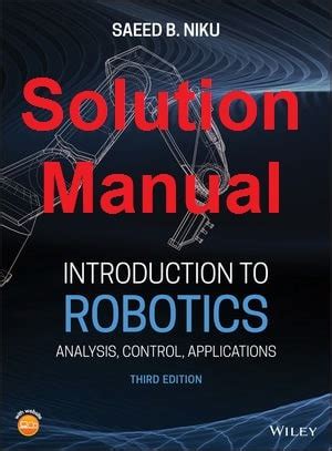 SOLUTION MANUAL ROBOTICS NIKU Ebook PDF