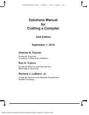 SOLUTION MANUALS FOR CRAFTING A COMPI Ebook Doc