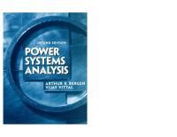 SOLUTION POWER SYSTEMS ANALYSIS VIJAY VITTAL Ebook Epub