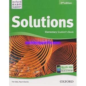 SOLUTIONS ELEMENTARY STUDENT S BOOK 2ND EDITION Ebook Doc