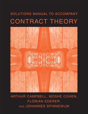 SOLUTIONS MANUAL ACCOMPANY CONTRACT THEORY ARTHUR CAMPBELL Ebook Doc