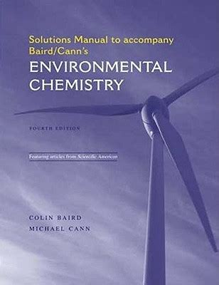 SOLUTIONS MANUAL FOR ENVIRONMENTAL CHEMISTRY Ebook PDF