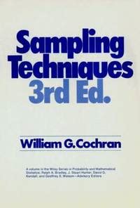 SOLUTIONS MANUAL FOR SAMPLING TECHNIQUES COCHRAN 3RD EDITION Ebook Kindle Editon