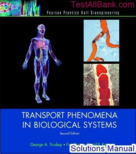 SOLUTIONS MANUAL FOR TRANSPORT PHENOMENA IN BIOLOGICAL Ebook Reader