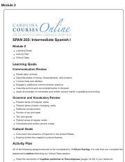 SPAN 203 Intermediate Spanish PDF Book Reader