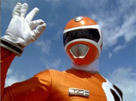 SPD Orange Ranger: Defending the Earth with Determination and Courage