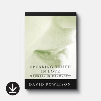 SPEAKING TRUTH IN LOVE COUNSEL IN COMMUNITY BY DAVID A POWLISON Ebook Epub