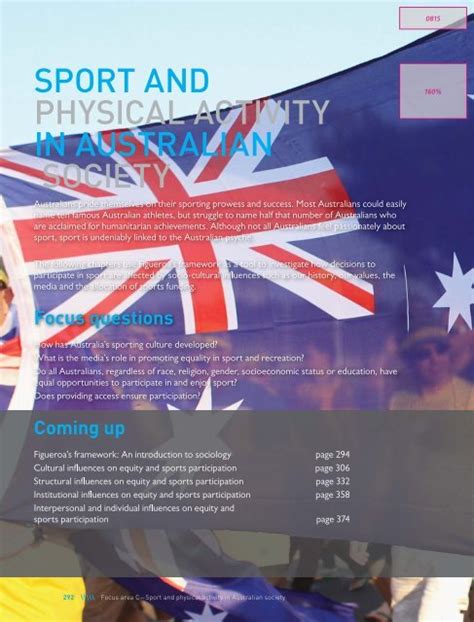 SPORT AND PHYSICAL ACTIVITY IN AUSTRALIAN SOCIETY Ebook Doc