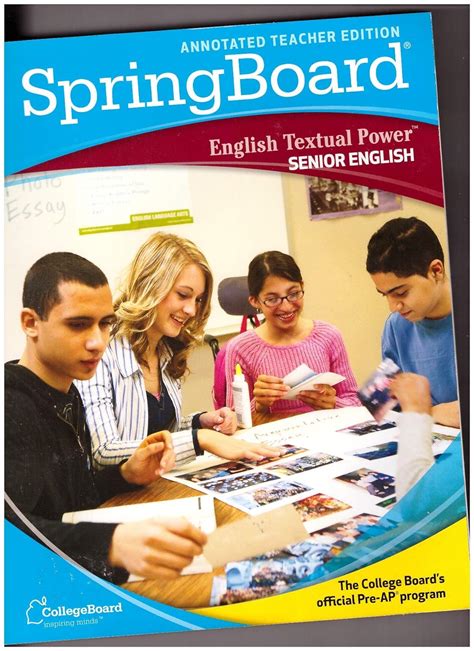 SPRINGBOARD ENGLISH TEXTUAL POWER SENIOR Ebook Reader