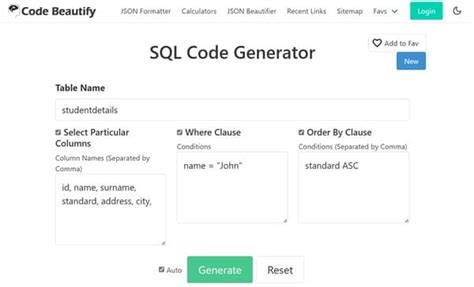 SQL Code Generator AI