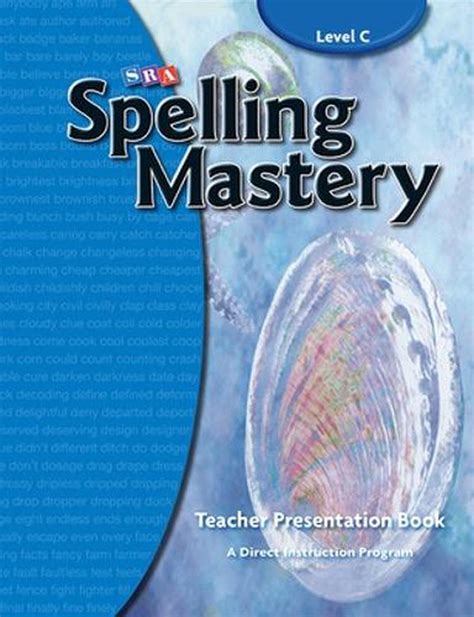 SRA Spelling Mastery C Teachers Book Ebook Epub