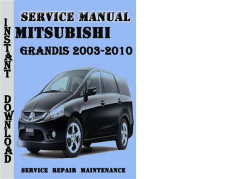 SRS MITSUBISHI GRANDIS PDF REPAIR MANUAL Ebook Reader